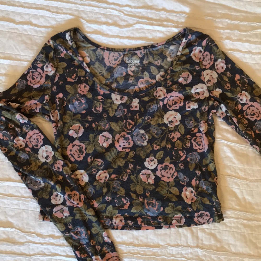 Floral crop top